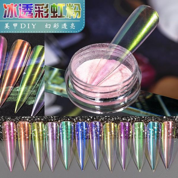 nail glitter 1 box of rainbow powder 0.2g art deco aurora mermaid meal magic mirror neon pink, Silver;gold
nail glitter 1 box of rainbow powder 0.2g art deco aurora mermaid meal magic mirror neon pink, Silver;gold