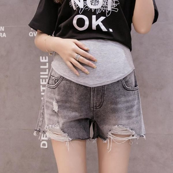 maternity bottoms denim three-point pants spring and summer short jeans pregnant women stomach lift casual loose, White
maternity bottoms denim three-point pants spring and summer short jeans pregnant women stomach lift casual loose, White
