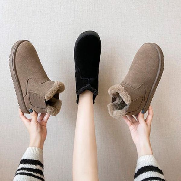 boots winter style plus velvet fashion flat bottom non-slip waterproof solid color warm ladies snow large size 35-40.1, Black
boots winter style plus velvet fashion flat bottom non-slip waterproof solid color warm ladies snow large size 35-40.1, Black
