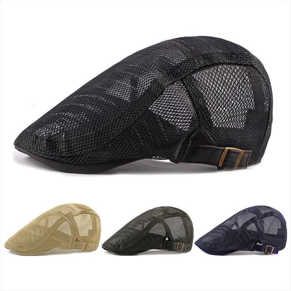 summer mens hats breathable mesh newsboy caps spring gorro hombre boina golf hat fashion solid flat cap women, Blue;gray
summer mens hats breathable mesh newsboy caps spring gorro hombre boina golf hat fashion solid flat cap women, Blue;gray