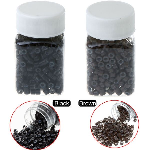 1000pcs/set 5*3*3mm aluminum silicone beads micro lined rings/links ring link crimp beads hair extensions tools 1504, Black
1000pcs/set 5*3*3mm aluminum silicone beads micro lined rings/links ring link crimp beads hair extensions tools 1504, Black