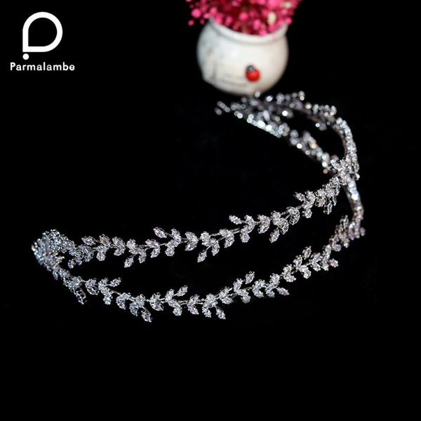 hair clips & barrettes cz tiara bride crown wedding accessories soft leaf crystal headbands for women fashion jewelry wholesale, Golden;silver
hair clips & barrettes cz tiara bride crown wedding accessories soft leaf crystal headbands for women fashion jewelry wholesale, Golden;silver
