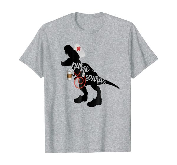 nursesaurus nurse-a-saurus nurse t-shirt for rn lpn, White;black 
nursesaurus nurse-a-saurus nurse t-shirt for rn lpn, White;black