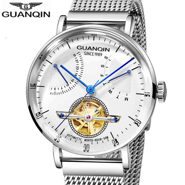 guanqin men watches fashion brand luxury fully steel tours automatic mechanical drives waterproof casual sports, Slivery;brown
guanqin men watches fashion brand luxury fully steel tours automatic mechanical drives waterproof casual sports, Slivery;brown
