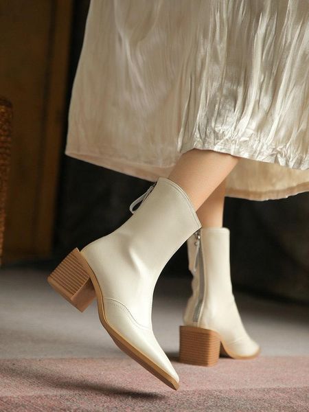 boots eshtonshero women ankle fashion platform warm high heel winter shoes genuine leather woman square toe casual footwear, Black
boots eshtonshero women ankle fashion platform warm high heel winter shoes genuine leather woman square toe casual footwear, Black