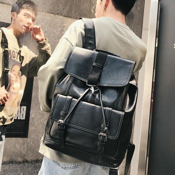 backpack men's korean trend college style school bag fashion casual travel flip large
backpack men's korean trend college style school bag fashion casual travel flip large