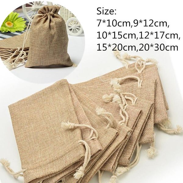 gift wrap 6 sizes linen jute drawstring bags burlap sacks party favors packaging bag wedding candy supplies
gift wrap 6 sizes linen jute drawstring bags burlap sacks party favors packaging bag wedding candy supplies
