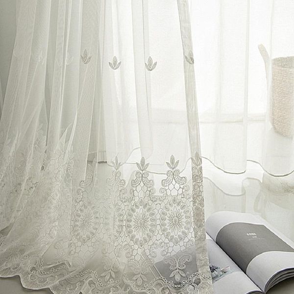 white tulle for living room bedroom home decoration modern polyester technology embroidered screen flower pattern customizable curtain & dra
white tulle for living room bedroom home decoration modern polyester technology embroidered screen flower pattern customizable curtain & dra