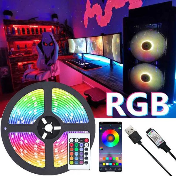 led strip lights rgb 2835 bluetooth usb ir remote flexible lamp tape diode dc5v tv backlights night lighting 1m 2m 3m 4m 5m
led strip lights rgb 2835 bluetooth usb ir remote flexible lamp tape diode dc5v tv backlights night lighting 1m 2m 3m 4m 5m
