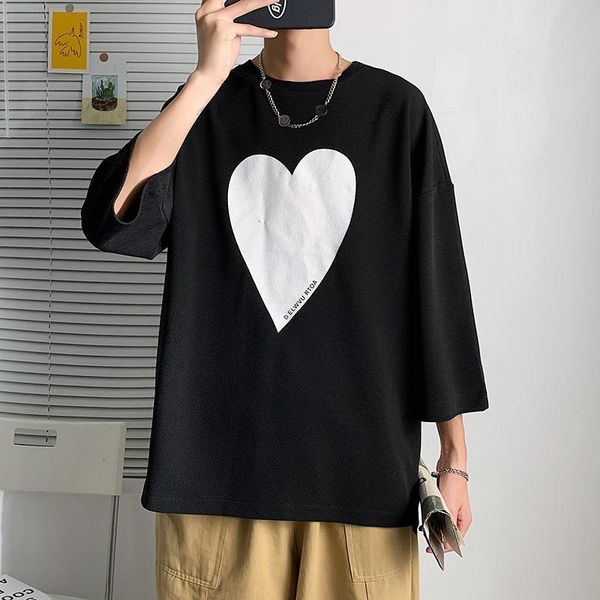 heart graphic prints t shirts for mens 2021 fashion trends oversized streetwear teens loose fit summer clothes crewneck tees men's t-sh, White;black
heart graphic prints t shirts for mens 2021 fashion trends oversized streetwear teens loose fit summer clothes crewneck tees men's t-sh, White;black
