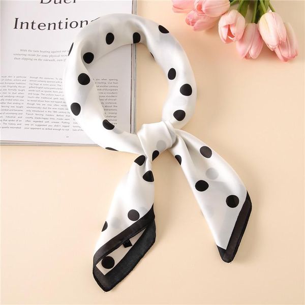 scarves dot print women neck scarf silk square lady shawls wraps spring foulard small pashmina hijab hand band kerchief, Blue;gray
scarves dot print women neck scarf silk square lady shawls wraps spring foulard small pashmina hijab hand band kerchief, Blue;gray