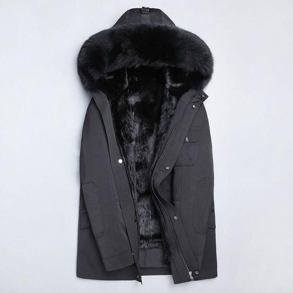 men's leather & faux real fur coat natural mink liner parka winter jacket men raccoon collar jackets plus size 4264 yy727, Black
men's leather & faux real fur coat natural mink liner parka winter jacket men raccoon collar jackets plus size 4264 yy727, Black