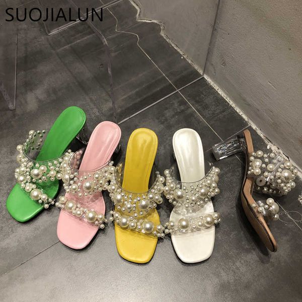suojialun transparent pvc string bead women slipper square crystal perspex heels slides ladies summer outdoor beach sandals 210630, Black
suojialun transparent pvc string bead women slipper square crystal perspex heels slides ladies summer outdoor beach sandals 210630, Black