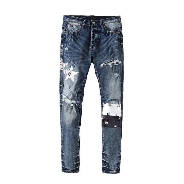 men's jeans high street brand amr 2021ss print patch ripped men trousers clothing techwear pants for cargo y2k traf, Blue
men's jeans high street brand amr 2021ss print patch ripped men trousers clothing techwear pants for cargo y2k traf, Blue