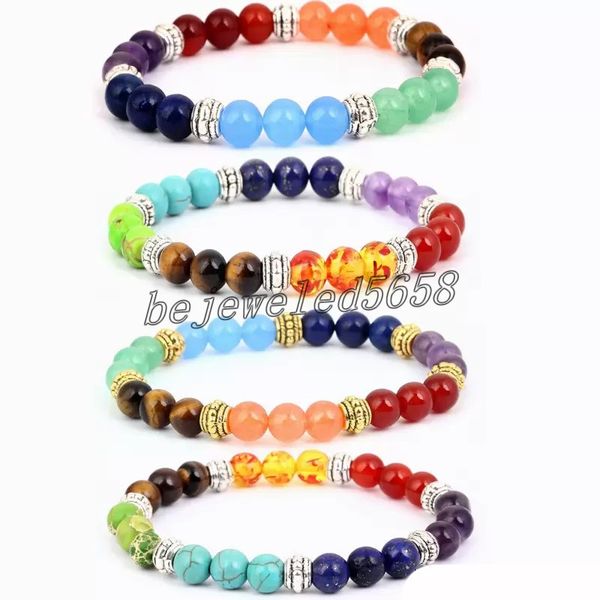 4 styles natural stone strands bracelet chakra ctystal healing balancing yoga jewelry fashion charm bangle christmas gift, Black
4 styles natural stone strands bracelet chakra ctystal healing balancing yoga jewelry fashion charm bangle christmas gift, Black