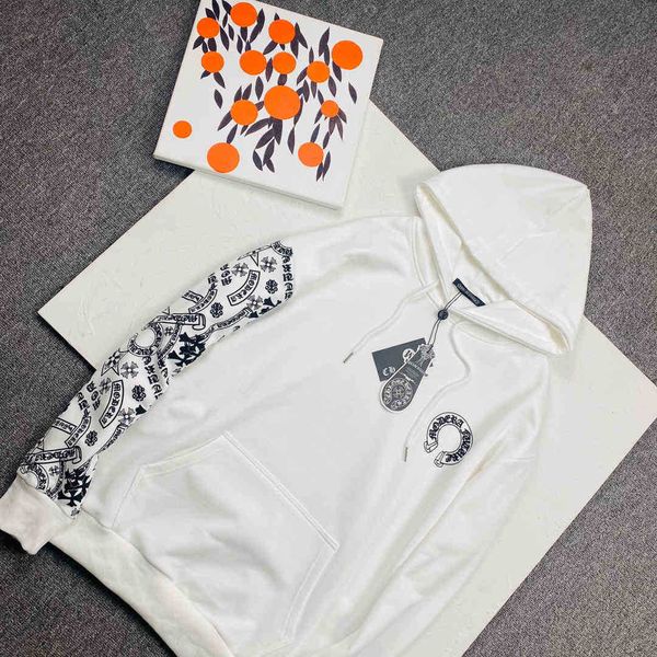 brand full crosin hoodie chao sanskrit ch print right hooded sleeve pullover arm kirin, White;black
brand full crosin hoodie chao sanskrit ch print right hooded sleeve pullover arm kirin, White;black
