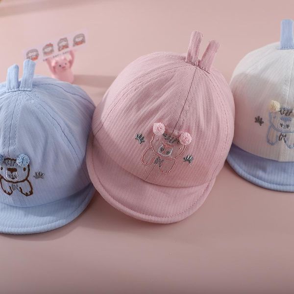 spring baby hat cute soft breathable summer born boys and girls cap thin model caps & hats, Yellow
spring baby hat cute soft breathable summer born boys and girls cap thin model caps & hats, Yellow