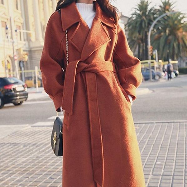 women's wool & blends hilardwf pink long with sashes office lady style fahsion women warm winter woolen loose work wear overcoat blend, Black
women's wool & blends hilardwf pink long with sashes office lady style fahsion women warm winter woolen loose work wear overcoat blend, Black