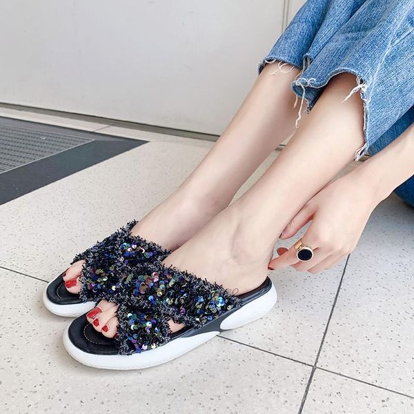slippers ymechic black white silver crystal glitter platform womens outdoor female flat slides peep toe cross strap party shoes
slippers ymechic black white silver crystal glitter platform womens outdoor female flat slides peep toe cross strap party shoes