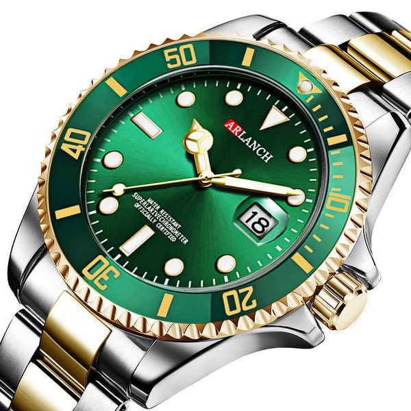 wristwatches ly designed high-end men's watch magnifying glass calendar green water ghost waterproof luminous steel band blue, Slivery;brown
wristwatches ly designed high-end men's watch magnifying glass calendar green water ghost waterproof luminous steel band blue, Slivery;brown