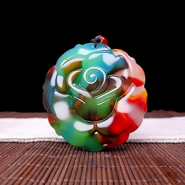 color jade rose pendant flower necklace natural chinese carved jadeite jewelry charm amulet fashion gifts for women, Slivery;golden
color jade rose pendant flower necklace natural chinese carved jadeite jewelry charm amulet fashion gifts for women, Slivery;golden