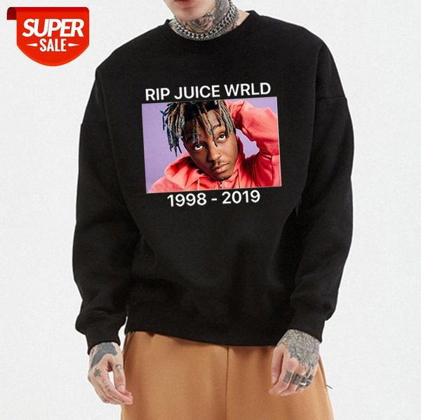clothing juice wrld peripheral printing sweater round neck blouse plus velvet pullover coat men #xw7j, Black
clothing juice wrld peripheral printing sweater round neck blouse plus velvet pullover coat men #xw7j, Black