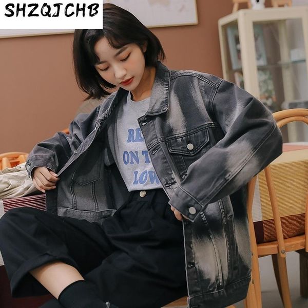 women's jackets jchb 2021 jeans vintage black denim jacket women korean coat female casual womens spring autumn veste femme pph, Black;brown
women's jackets jchb 2021 jeans vintage black denim jacket women korean coat female casual womens spring autumn veste femme pph, Black;brown