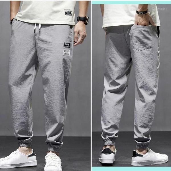 men's pants youthful casual spring summer elastic waist solid outdoor sport trouser loose comfort pantalons pour hommes, Black
men's pants youthful casual spring summer elastic waist solid outdoor sport trouser loose comfort pantalons pour hommes, Black