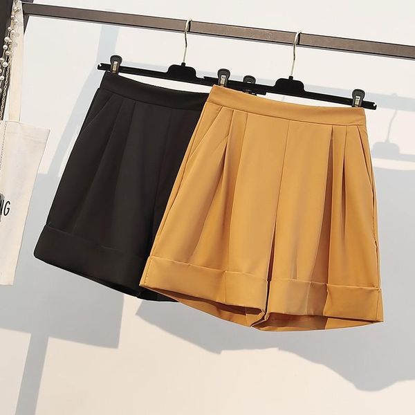 women's shorts plus size women summer casual 2021 fashion solid color all-match elastic waist ladies elegant short pants w330, White;black
women's shorts plus size women summer casual 2021 fashion solid color all-match elastic waist ladies elegant short pants w330, White;black