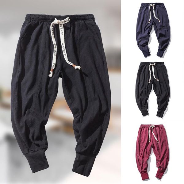 running pants harem men's baggy joggers drawstring elastic waist sweatpants casual trousers n66, Black;blue
running pants harem men's baggy joggers drawstring elastic waist sweatpants casual trousers n66, Black;blue