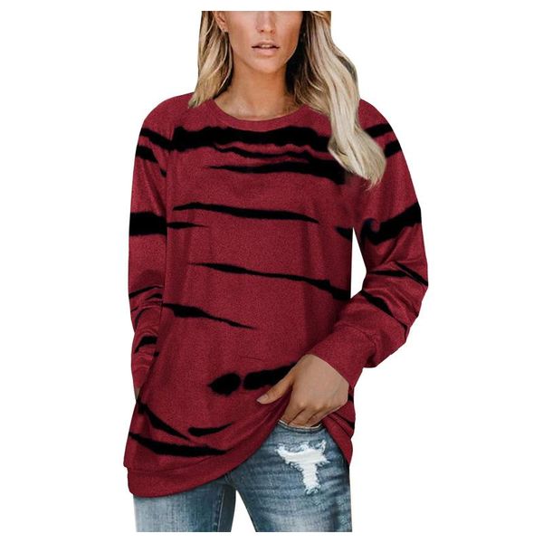 women's t-shirt striped tie-dye print woman tshirts ladies long sleeve sweatshirts crewneck casual pullover t-shirts dames kleding t s, White
women's t-shirt striped tie-dye print woman tshirts ladies long sleeve sweatshirts crewneck casual pullover t-shirts dames kleding t s, White