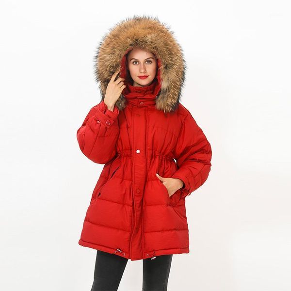 women's down & parkas large real raccoon fur hooded 2021 winter duck jacket puffer feather coat medium long female outwear, Black
women's down & parkas large real raccoon fur hooded 2021 winter duck jacket puffer feather coat medium long female outwear, Black