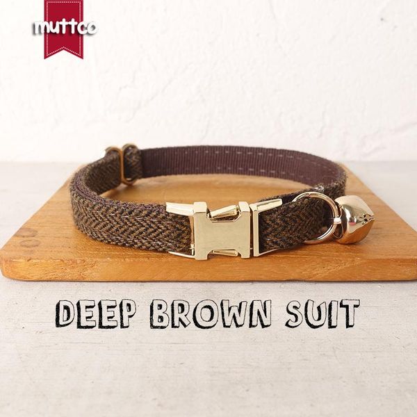 cat collars & leads muttco retail with platinum metal buckle collar for deep brown suit design 2 sizes ucc118j
cat collars & leads muttco retail with platinum metal buckle collar for deep brown suit design 2 sizes ucc118j