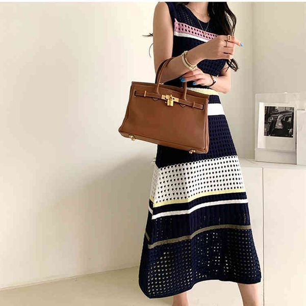 dresses summer fashion hollow out knitted es women sleeveless striped patchwork sweater mermaid vintage, Black;gray
dresses summer fashion hollow out knitted es women sleeveless striped patchwork sweater mermaid vintage, Black;gray