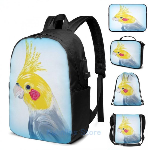 backpack funny graphic print cockatiel usb charge men school bags women bag travel laptop
backpack funny graphic print cockatiel usb charge men school bags women bag travel laptop