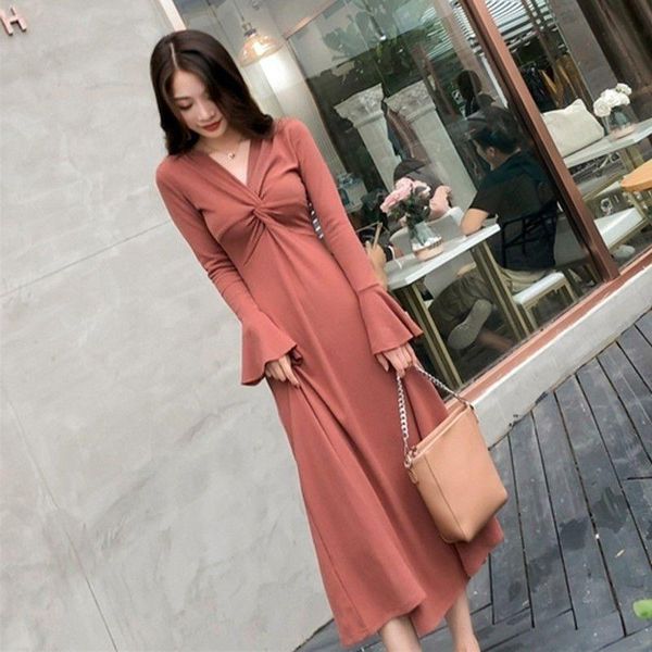 casual dresses women retro pleated v neck flounced sleeves dress spring and autumn slim fit long sleeve, Black;gray
casual dresses women retro pleated v neck flounced sleeves dress spring and autumn slim fit long sleeve, Black;gray