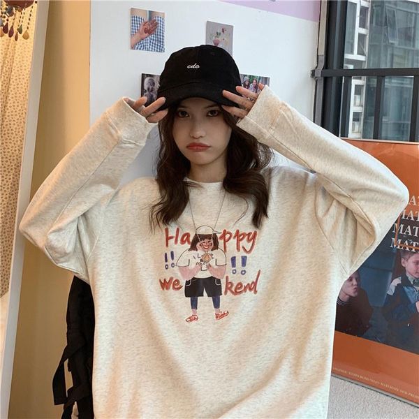 women's hoodies & sweatshirts 2021 women autumn and winter cartoon round neck long sleeve top, Black
women's hoodies & sweatshirts 2021 women autumn and winter cartoon round neck long sleeve top, Black
