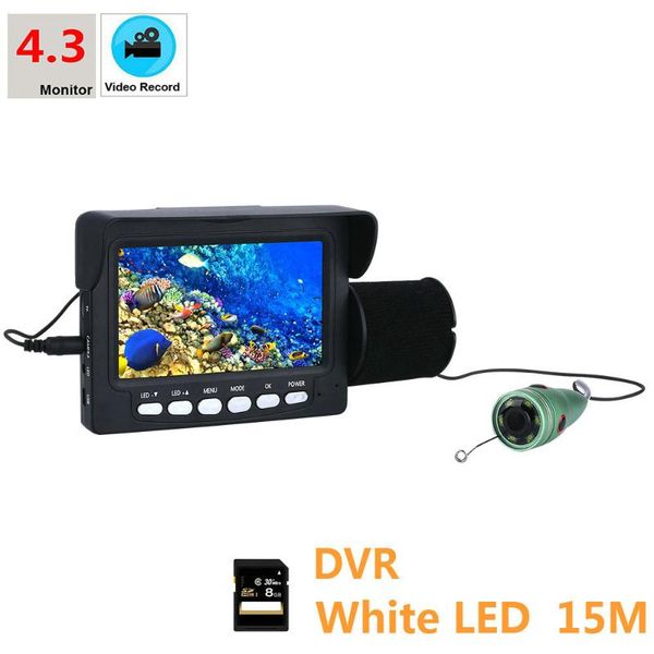 fish finder aluminum alloy underwater fishing video camera kit 6 pcs 1w white led lights with 4.3" inch hd dvr recorder color monitor
fish finder aluminum alloy underwater fishing video camera kit 6 pcs 1w white led lights with 4.3" inch hd dvr recorder color monitor