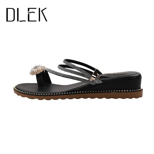 high-heeled sandals string bead flower sweet slippers women flip flop casual summer green bling elegant wedges, Black
high-heeled sandals string bead flower sweet slippers women flip flop casual summer green bling elegant wedges, Black
