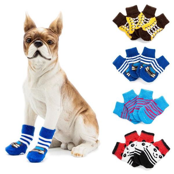 dog apparel 4pcs cute pet socks cartoon bear car printed knit for cat puppy anti slip bottom warm kitten indoor shoes #
dog apparel 4pcs cute pet socks cartoon bear car printed knit for cat puppy anti slip bottom warm kitten indoor shoes #