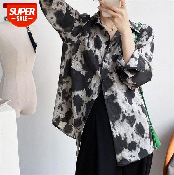 zhizheng hong kong flavor splash ink printed shirt women's long-sleeved retro smudged chiffon 766 #u92d, Black;gray
zhizheng hong kong flavor splash ink printed shirt women's long-sleeved retro smudged chiffon 766 #u92d, Black;gray