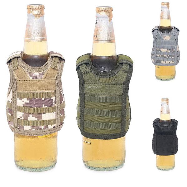 hunting jackets tactical mini vest army beer military molle bottle cover camo paintball shooting beverage cooler vests, Camo;black
hunting jackets tactical mini vest army beer military molle bottle cover camo paintball shooting beverage cooler vests, Camo;black