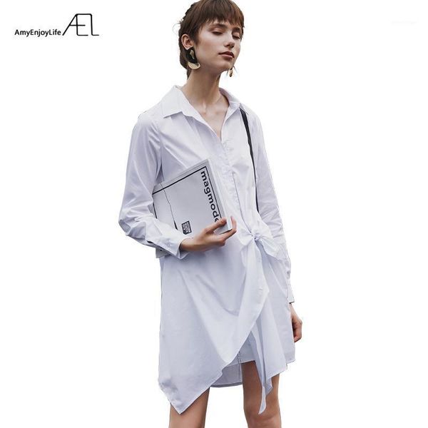 casual dresses ael personality irregular dress female loose waist lapel collar long sleeve white mini shirt 2021 fashion clothing, Black;gray
casual dresses ael personality irregular dress female loose waist lapel collar long sleeve white mini shirt 2021 fashion clothing, Black;gray