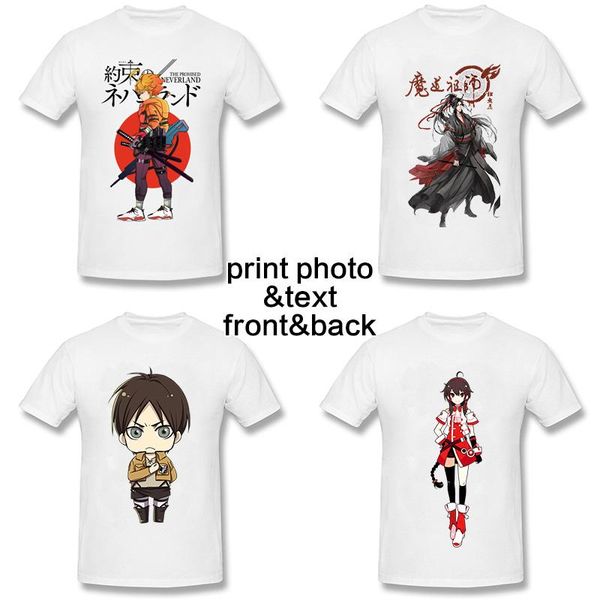 men's t-shirts women men custom t shirts design your own po personalized tee shirt front back sublimation printing customize, White;black
men's t-shirts women men custom t shirts design your own po personalized tee shirt front back sublimation printing customize, White;black