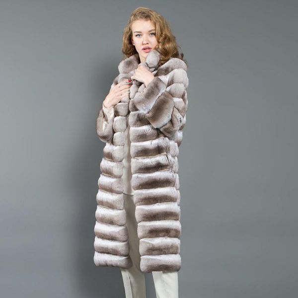 women's fur & faux winter coat women fashion stand collar long jacket warm comfortable rex overcoat, Black
women's fur & faux winter coat women fashion stand collar long jacket warm comfortable rex overcoat, Black