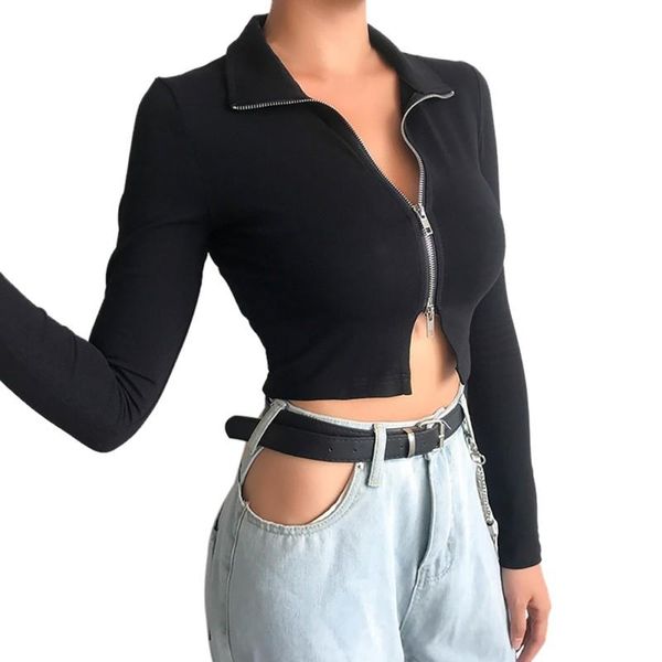 women's jackets women coat long sleeve turn-down collar slim crop zipper solid short, Black;brown
women's jackets women coat long sleeve turn-down collar slim crop zipper solid short, Black;brown