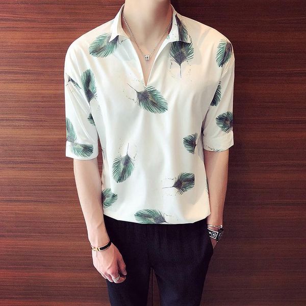 men's casual shirts 2021 summer short sleeve pullover fashion shirt streetwear nightclub social party blouse chemise homme -2xl, White;black
men's casual shirts 2021 summer short sleeve pullover fashion shirt streetwear nightclub social party blouse chemise homme -2xl, White;black