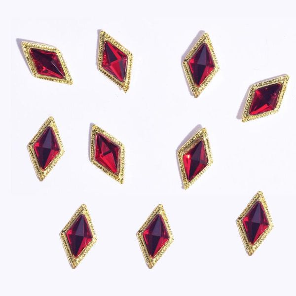 style -7-12mm size charms-f20 gold-plate rhombus 10pcs glitter nail rhinestone diy manicure crystal charms decor (2) art decorations, Silver;gold
style -7-12mm size charms-f20 gold-plate rhombus 10pcs glitter nail rhinestone diy manicure crystal charms decor (2) art decorations, Silver;gold