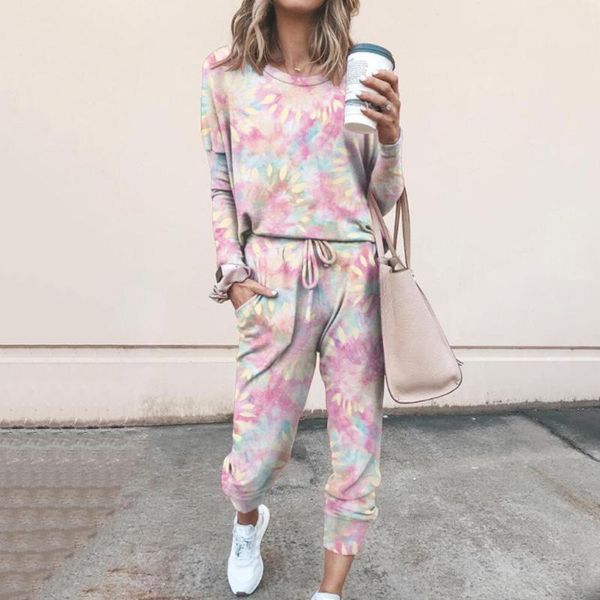 women's tracksuits autumn female printed two-piece set casual long sleeve o-neck t-shirt + drawstring elastic waist pocket pants fashio, Gray
women's tracksuits autumn female printed two-piece set casual long sleeve o-neck t-shirt + drawstring elastic waist pocket pants fashio, Gray