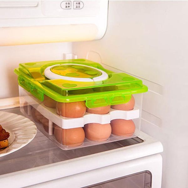 storage bottles & jars 1pc household double layer egg box drawer-type refrigerator plastic transparent dumpling kitchen
storage bottles & jars 1pc household double layer egg box drawer-type refrigerator plastic transparent dumpling kitchen